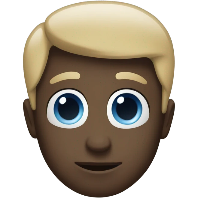 Blue love emoji