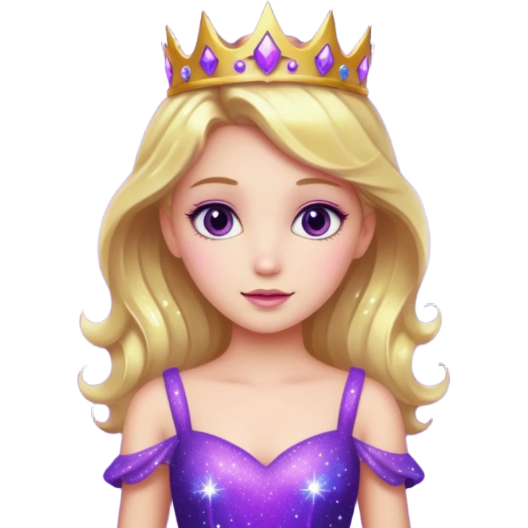 Girl princess galaxy emoji