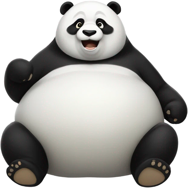 Fat panda emoji
