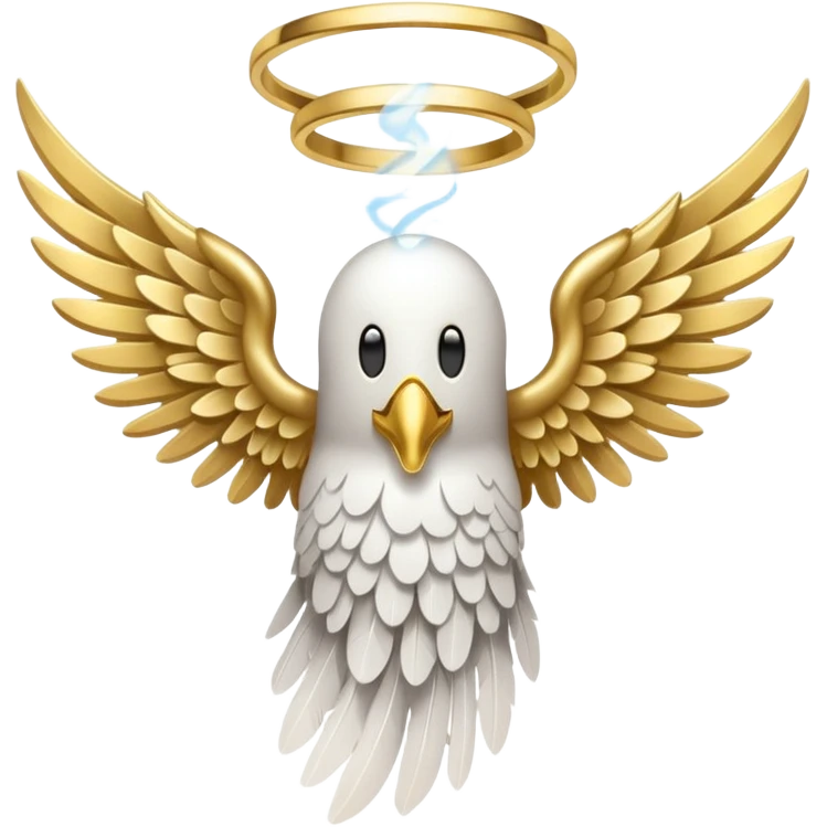 vape with wings and halo emoji