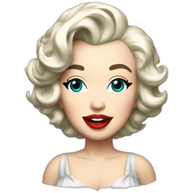 Marilyn Monroe emoji