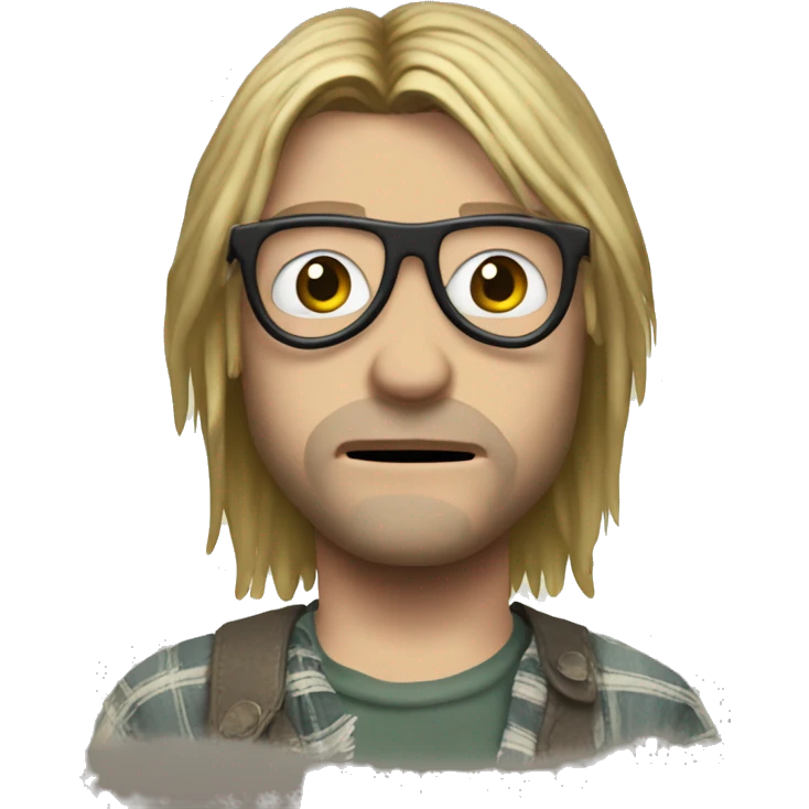 Kurt Cobain and arma emoji