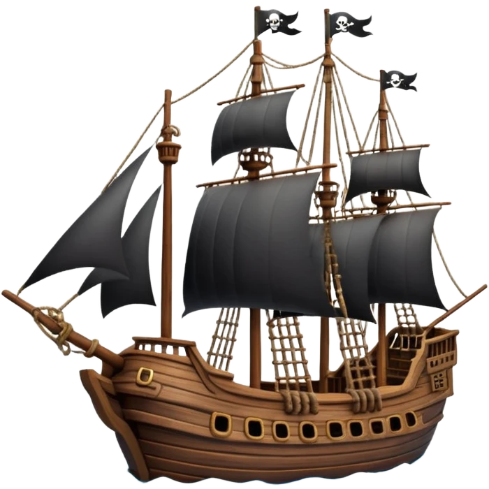 pirate ship emoji