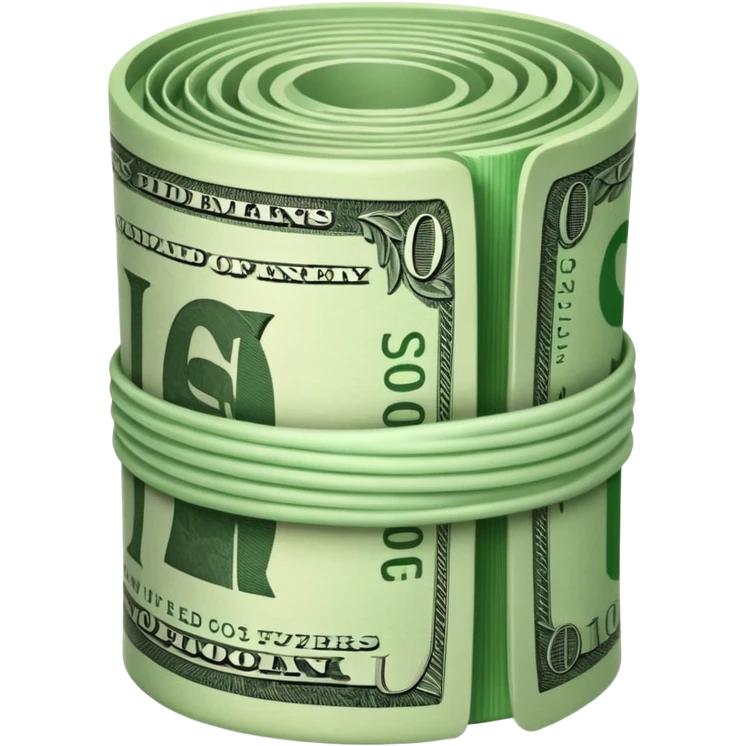 Money that is like a tube emoji