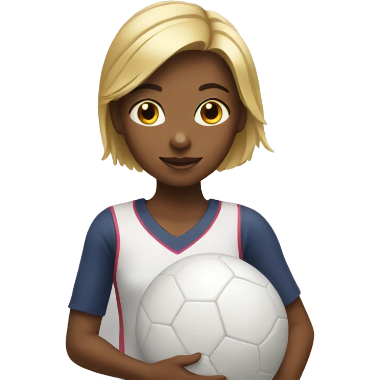 Girl with ball  emoji