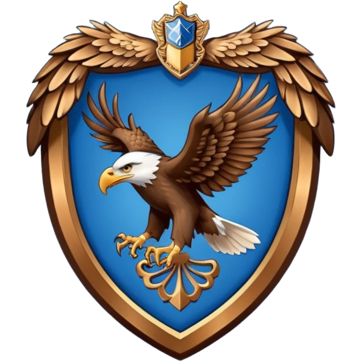 Hogwarts Ravenclaw crest Eagle emoji