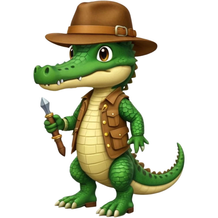 explorer crocodile emoji