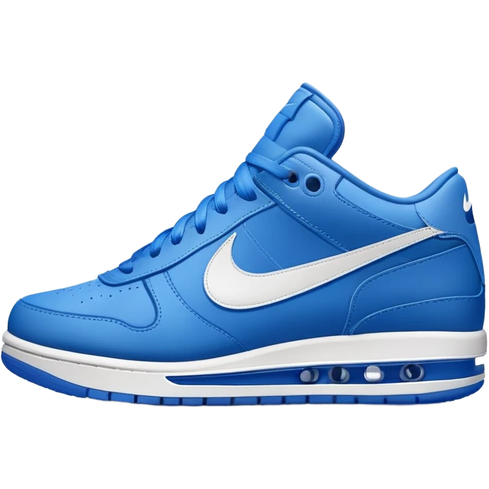 blue Nike shoe side view emoji