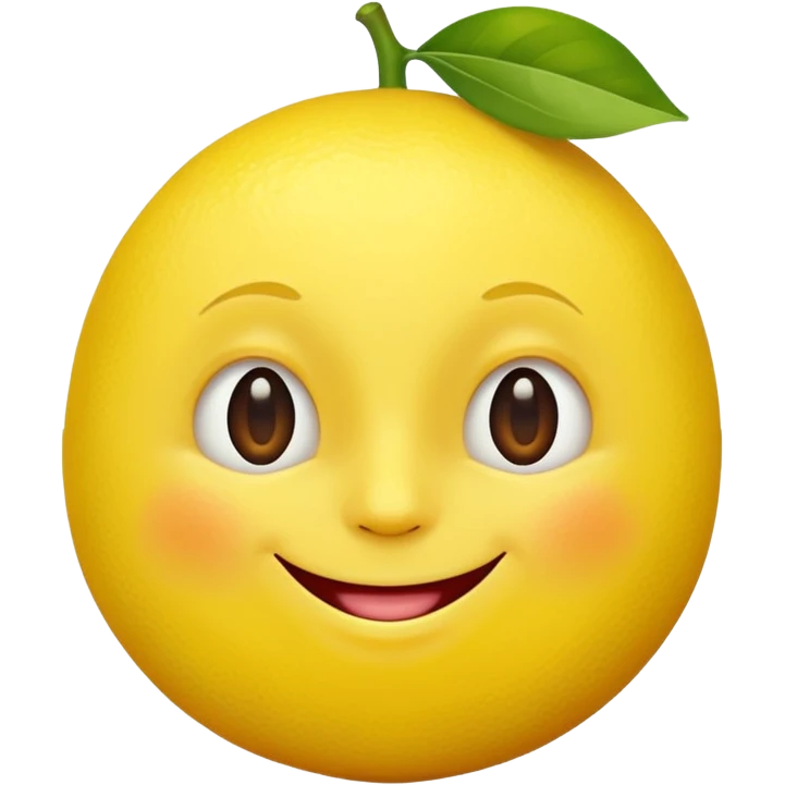 happy lemon emoji