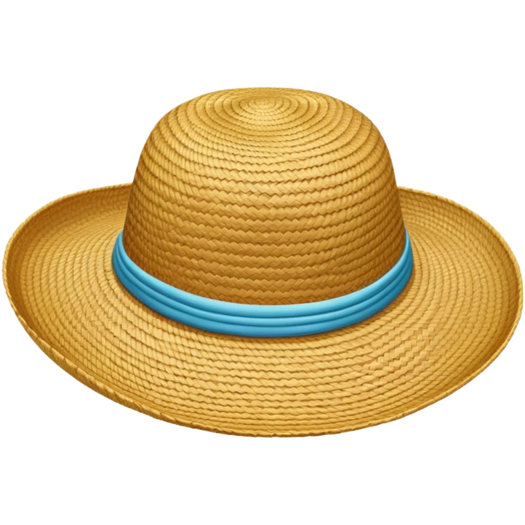 Beach hat  emoji