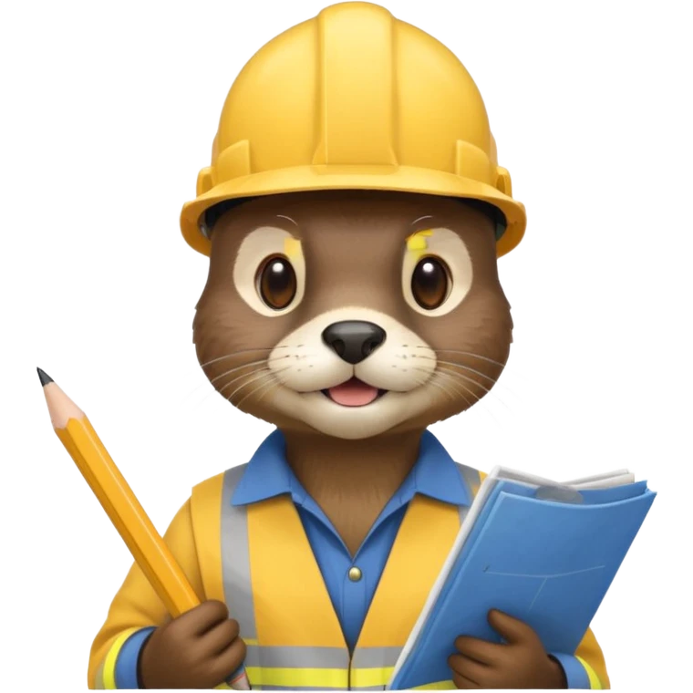 coastal engineer otter  emoji