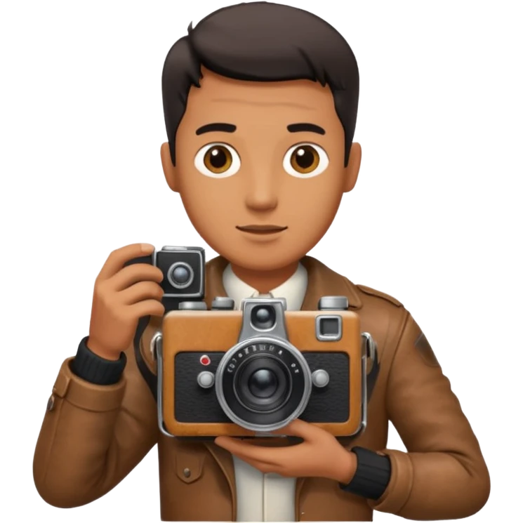 man hold film Camera emoji