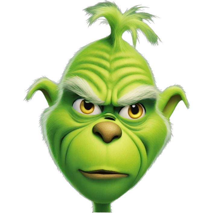The grinch emoji