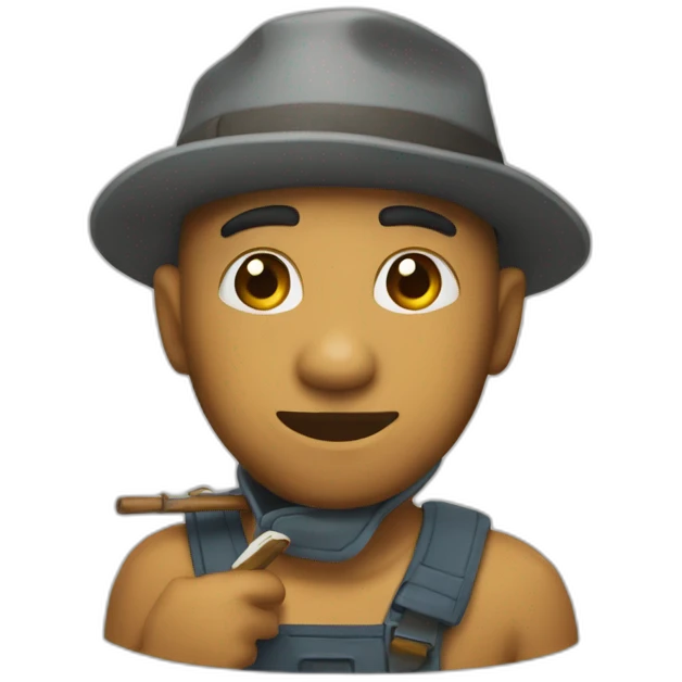 Kirua qui boit une cannette  emoji