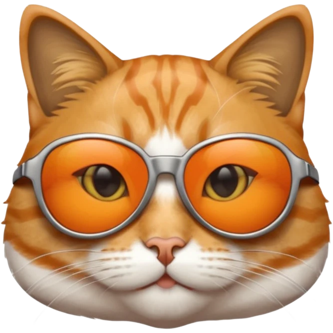 Cat wearing sunglasses emoji