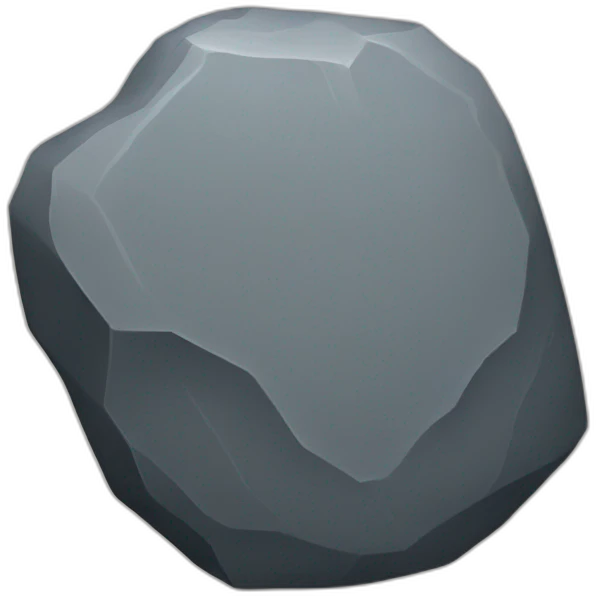 rock with muscles emoji