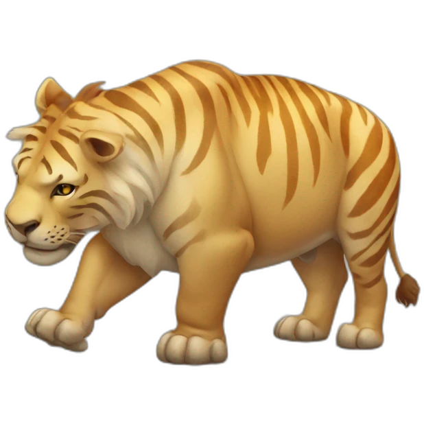 Lion Rhino tiger emoji