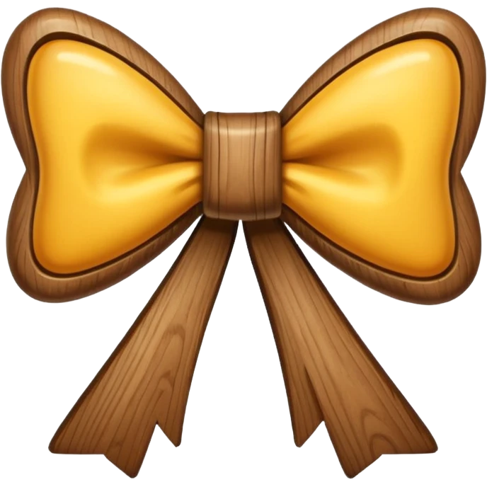 Realistic bow emoji