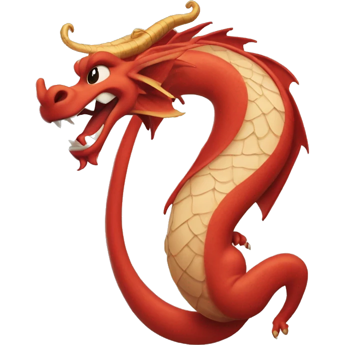The dragon mushu from mulan  emoji