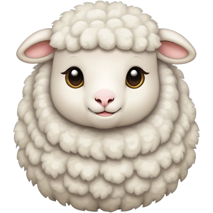 fluffy lamb emoji