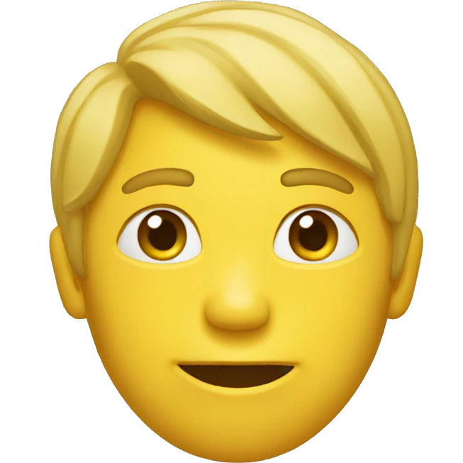 Un emojie jaune auchant la tête  emoji