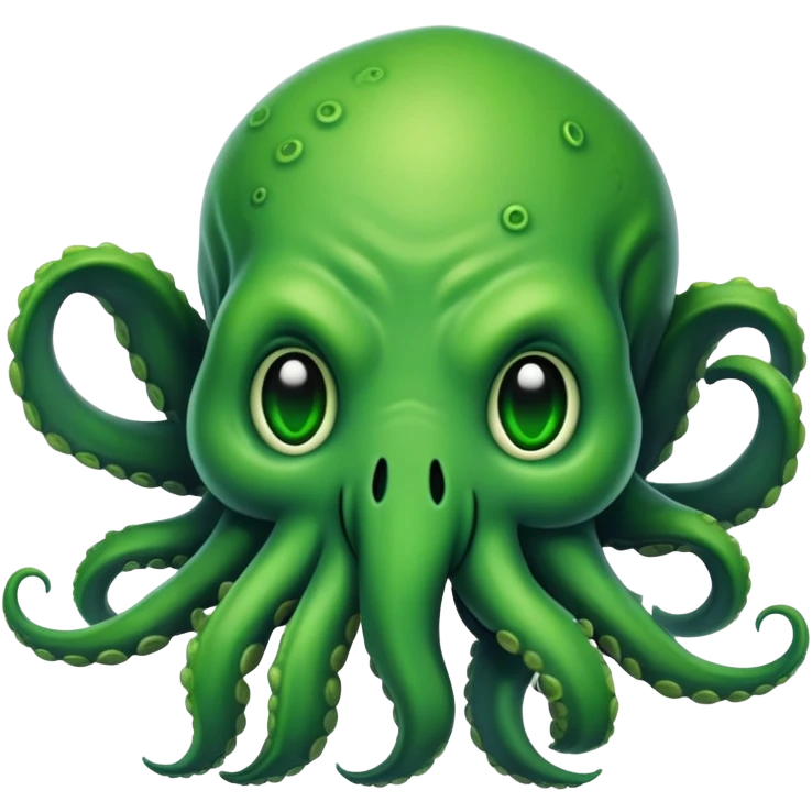 cute smiling Cthulhu emoji