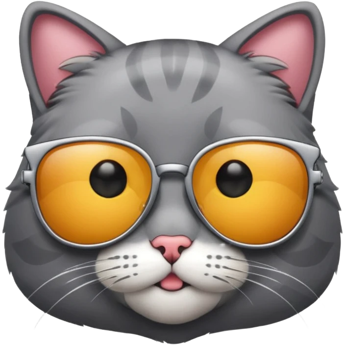 Cat wearing sunglasses emoji