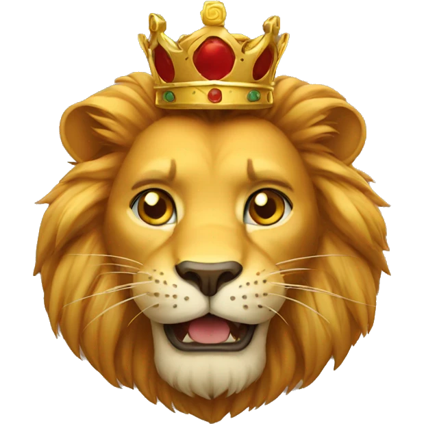 Cat king lion emoji