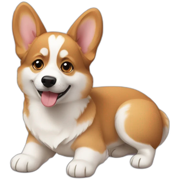 a "corgi puppy" beside a "husky puppy" emoji