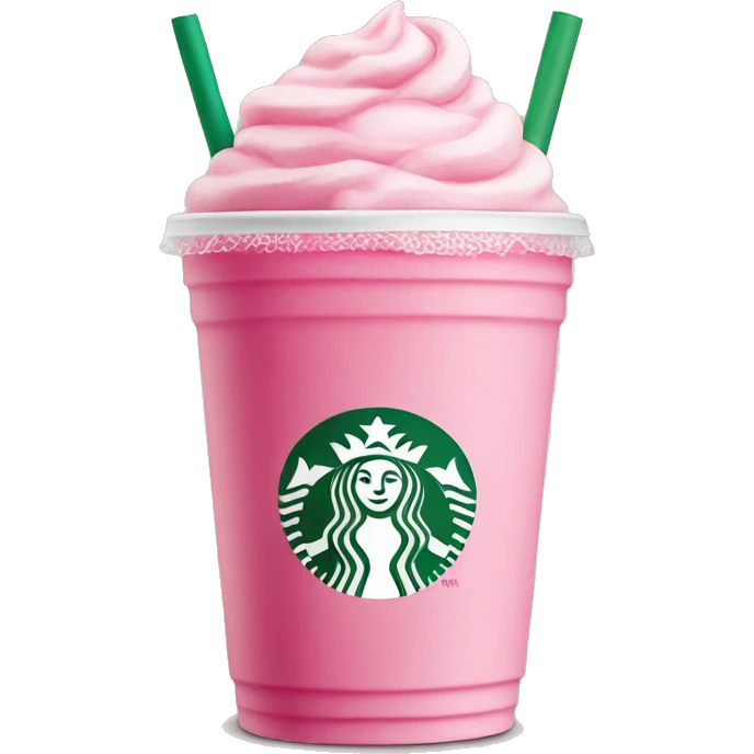 Starbucks pink drink emoji