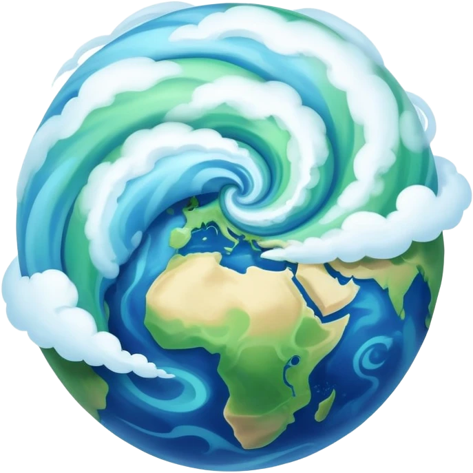 very Realistic planet earth emoji
