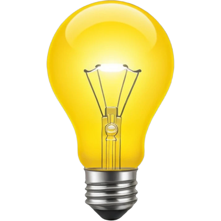 A brain or a head silhouette with a bright lightbulb turning on inside. emoji