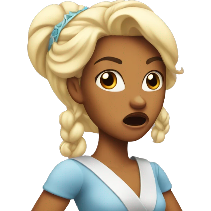 princess angry emoji