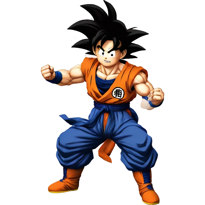 Goku super seiyen emoji