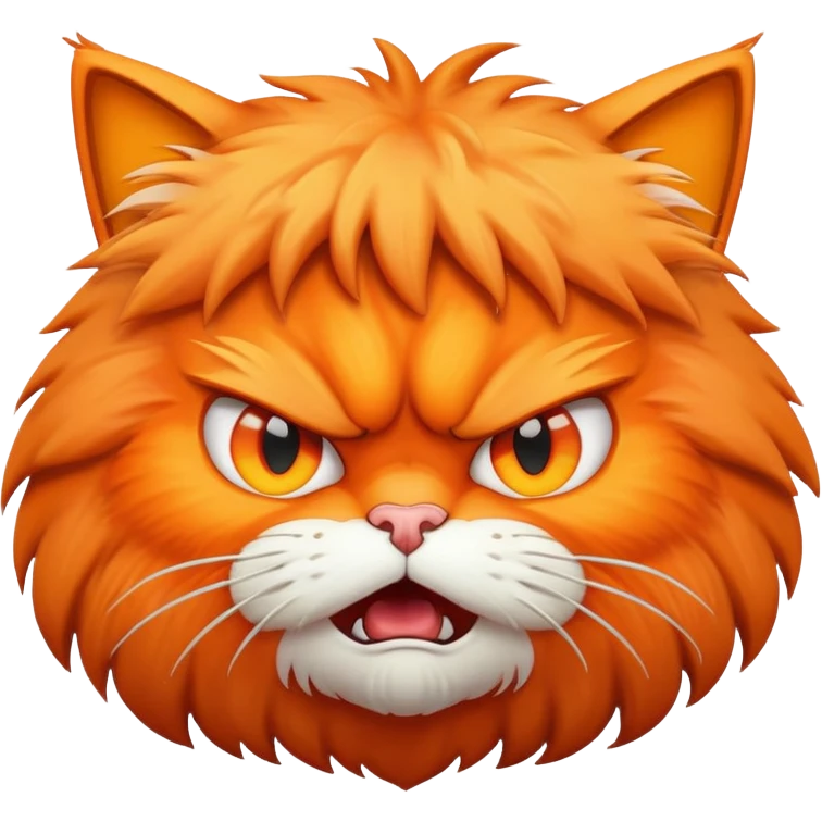 Mad cat emoji