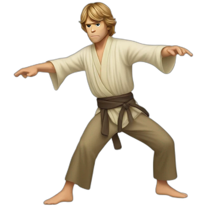 Luke Skywalker qui danse emoji