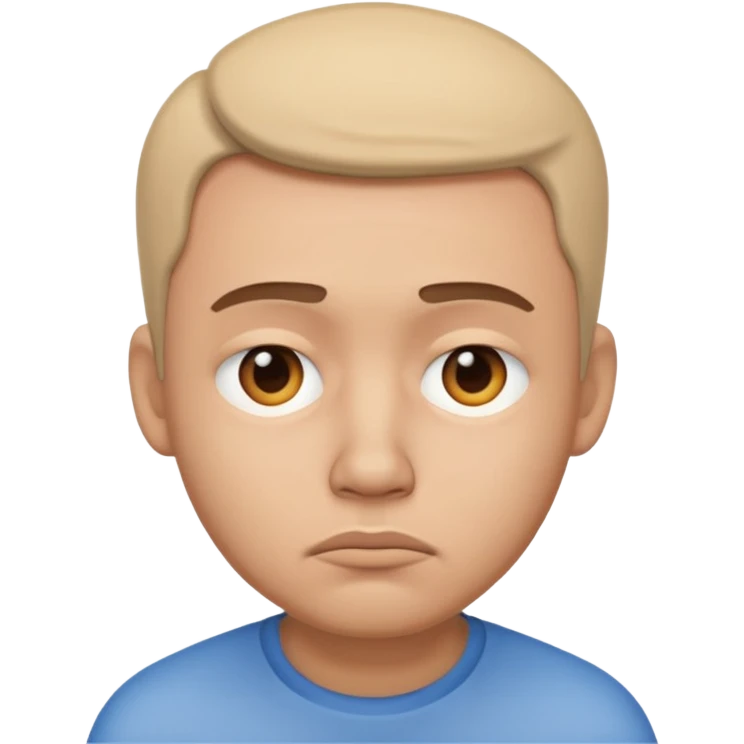 🥺😔 pero 3 D masculino  emoji
