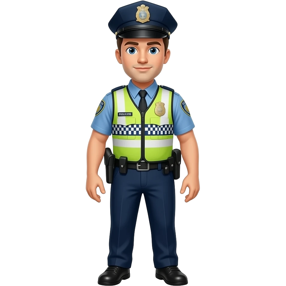 traffic police full body emoji