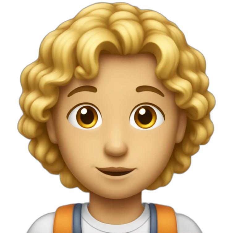 enfant qui fait cest devoir emoji