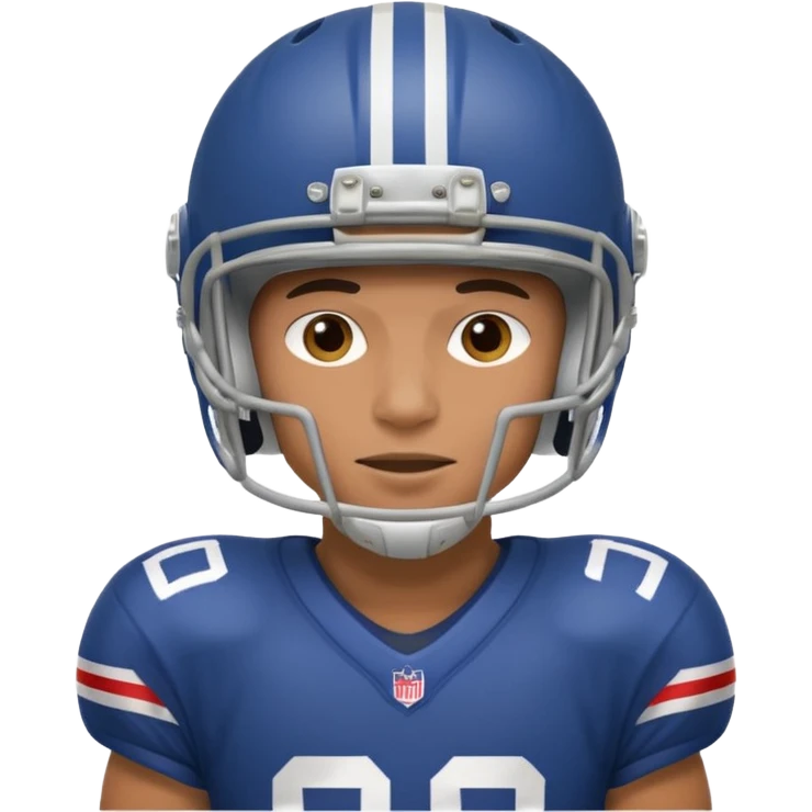 American football player emoji