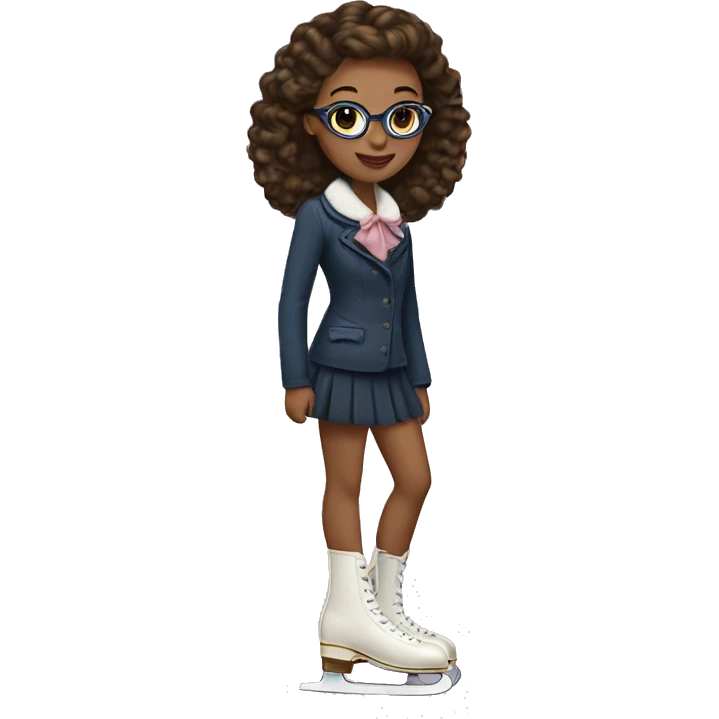 Ice skate coquette preppy emoji