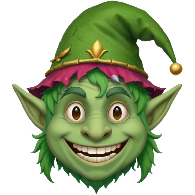 troll jester emoji