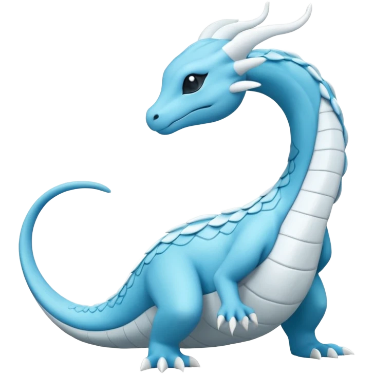 Amaura-Dragonair-Pokémon (full body) emoji