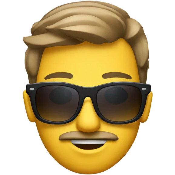 bow with sunglasses emoji