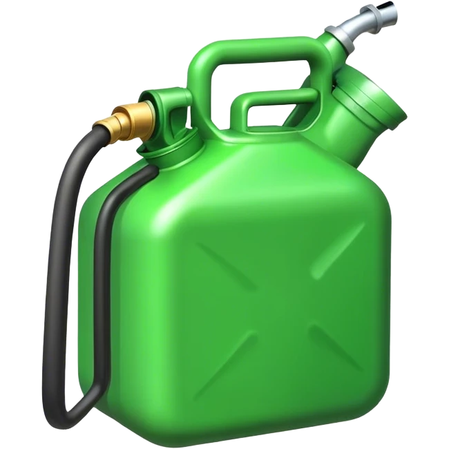 GREEN gas can emoji