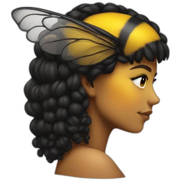 lesbian flag bumblebee emoji