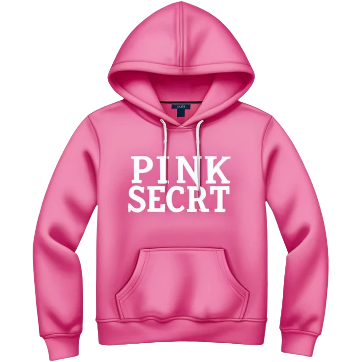 Victoria's Secret PINK hoodie with logo on the front emoji