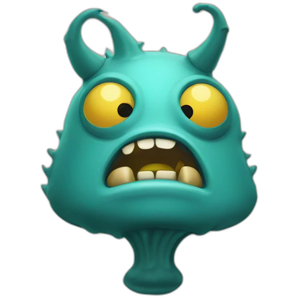 Monstre qui fais de la trompette emoji