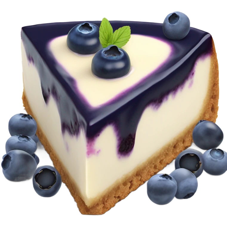 Blueberry Cheesecake  emoji