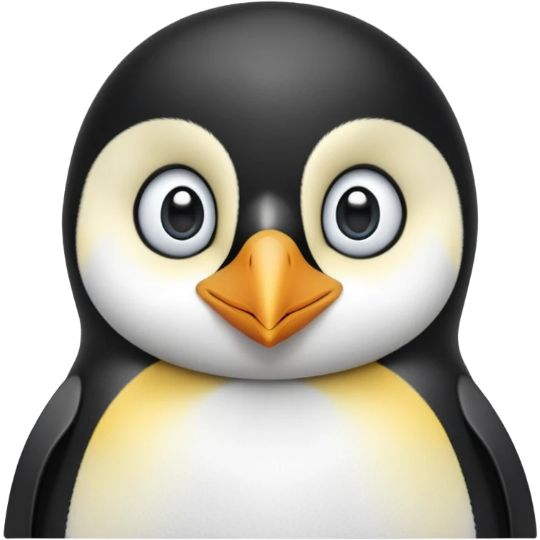 cinematic-cute-emperor-penguin-portrait-emoji,-head-tilted-playfully-and-inquisitively,-with-glossy,-pristine-plumage-accented-by-a-bright-beak-and-round,-sparkling-eyes-filled-with-curiosity,-simplified-yet-irresistibly-adorable-features,  emoji